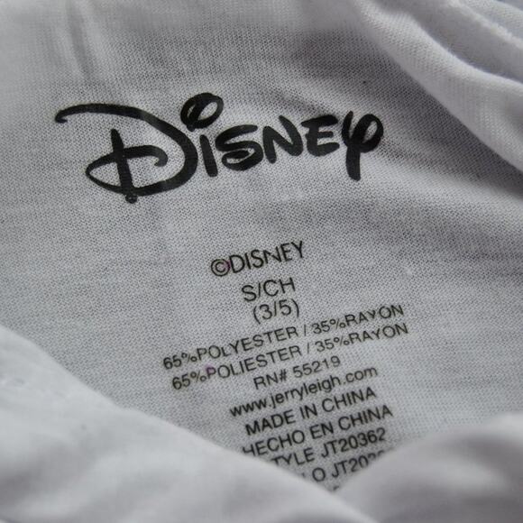 Minnie Mouse Rock the Bow Small White & Gold Disney Hooded Tank Top - Picture 4 of 5